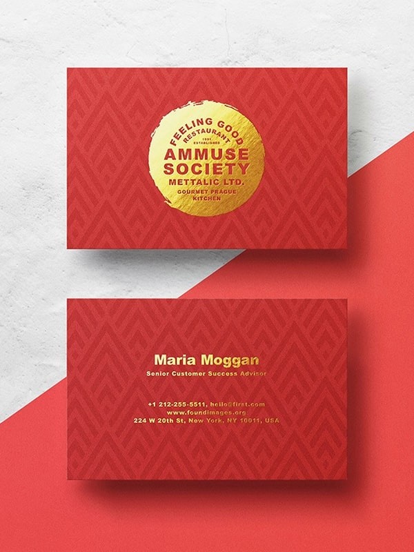 luxury business cards